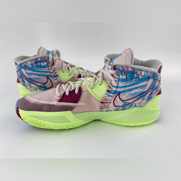 Nike Kyrie Infinity 1 World 1 People Men's Basketball Shoes Sneakers Green Pink - Picture 10 of 12